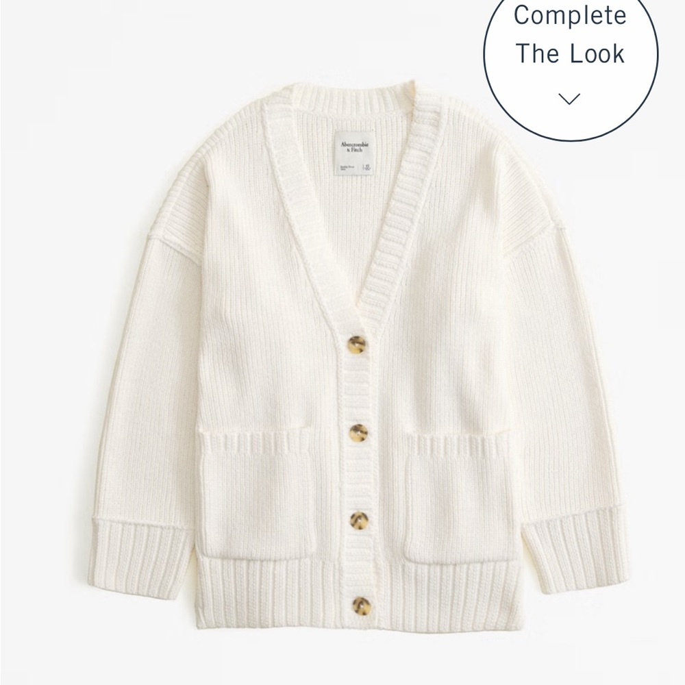 Long-Length Chenille Cardigan